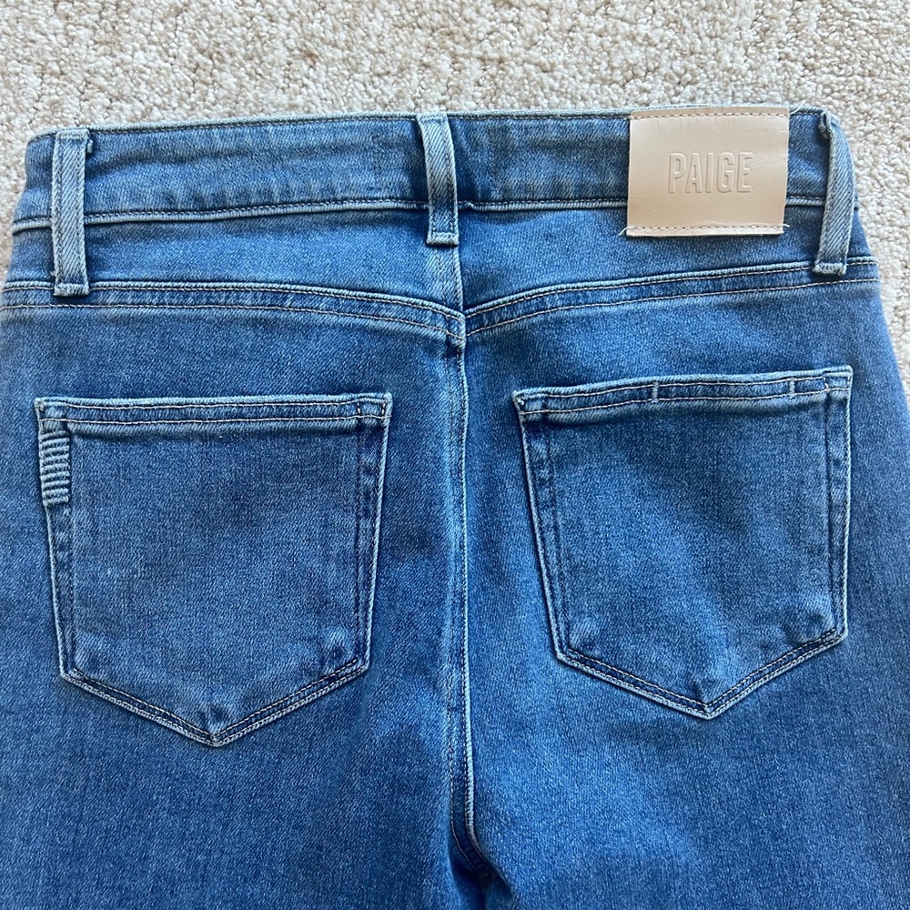 PAIGE Women's Slim Straight Jeans - Picture 5 of 6